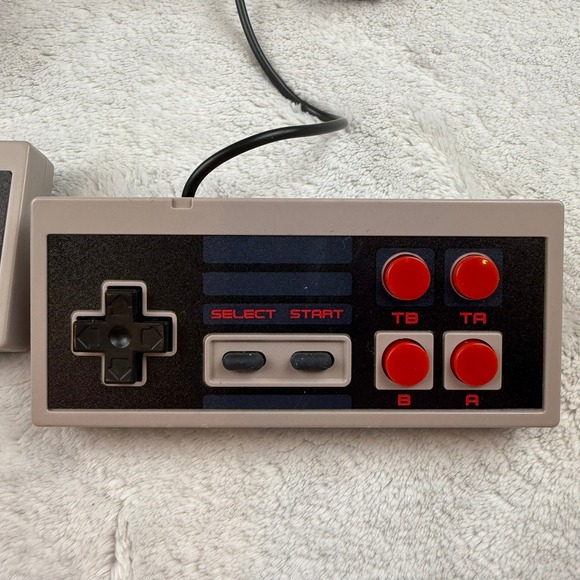 2x Retro NES Style Game Controllers for Nintendo Classic Console - Picture 2 of 4